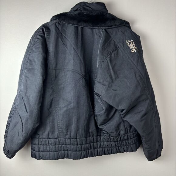 Vintage 90s Fera Skiwear Embroidered Full Zip Jacket Size 8 - Picture 6 of 8